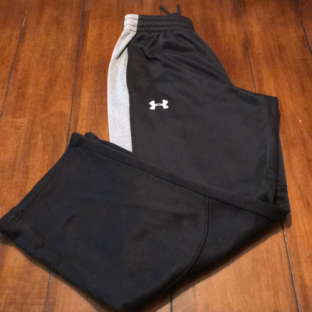 Under Armour Sweatpants (Black with grey stripe)